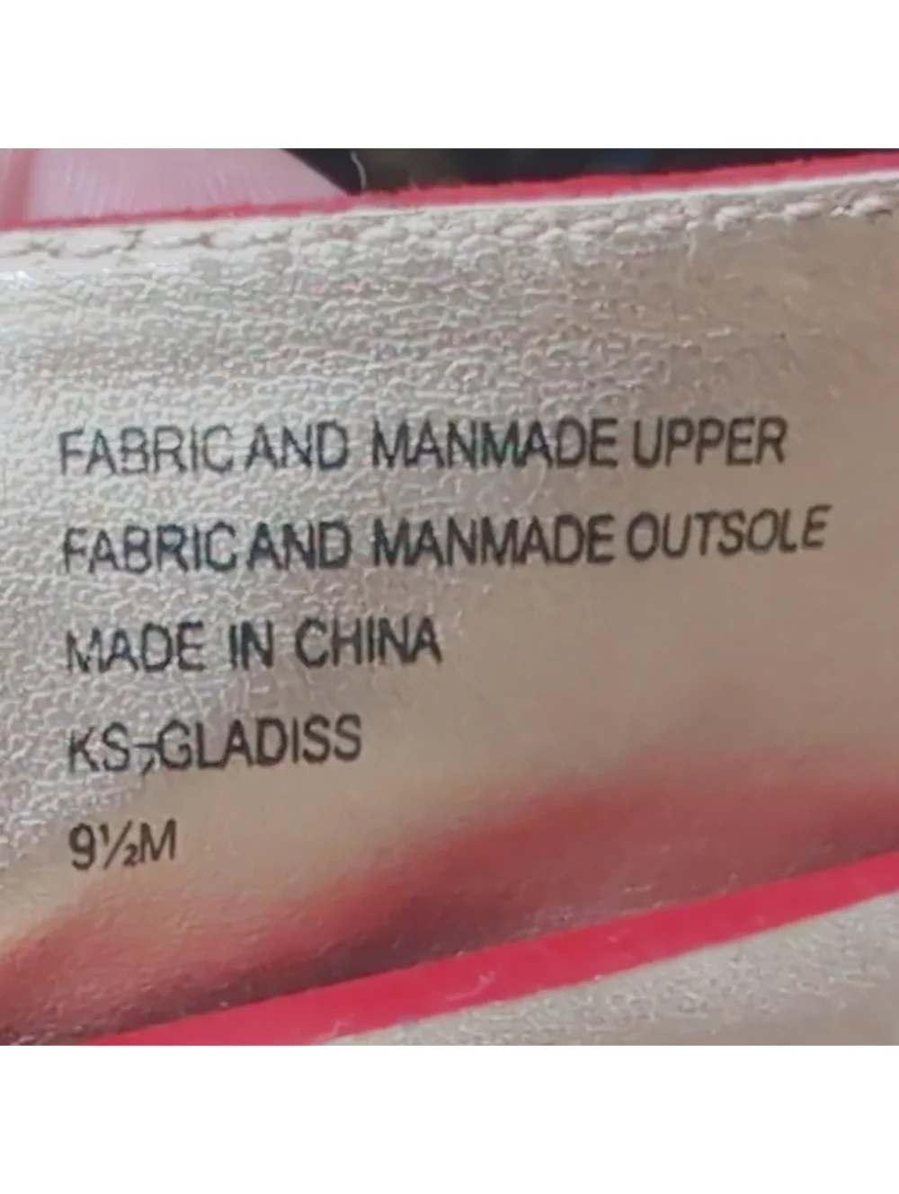 Karen Scott Sz 9.5 Elegant Red Slingback Heels Gladiss